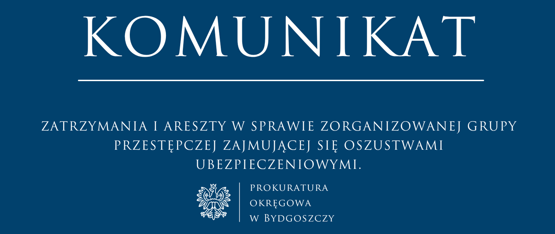 ZATRZYMANIA I ARESZTY W SPRAWIE ZORGANIZOWANEJ GRUPY PRZESTĘPCZEJ ZAJMUJĄCEJ SIĘ OSZUSTWAMI UBEZPIECZENIOWYMI.