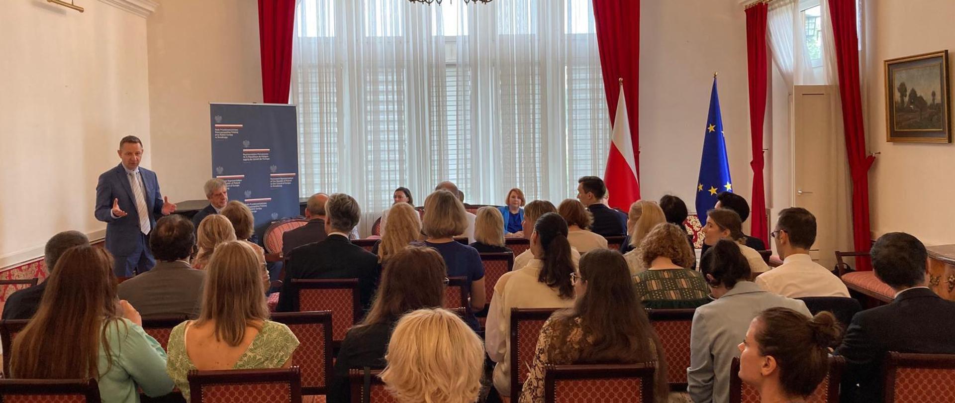 Spotkanie z przedstawicielami sił demokratycznych i społeczeństwa obywatelskiego Białorusi.