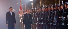 Ceremonia powitalna podczas wizyty kanclerza Republiki Federalnej Niemiec Olafa Scholza