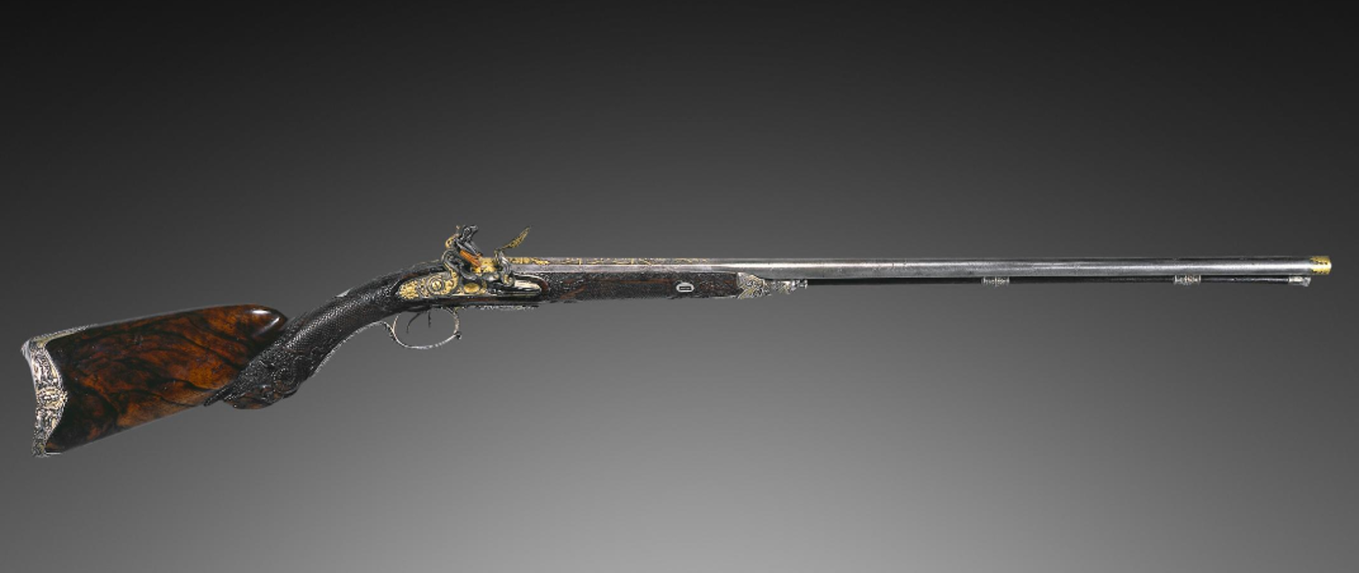 Unikatowa strzelba myśliwska hrabiego Wincentego Krasińskiego, fot. The Cleveland Museum of Art
