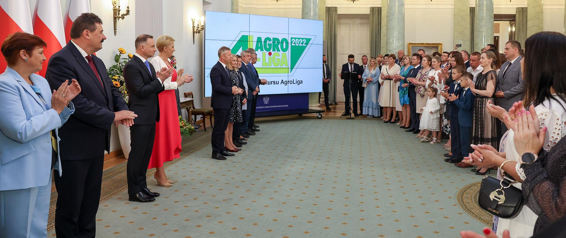 Para Prezydencka oraz uczestnicy AgroLigi 2022 fot.Marek Borawski(KPRP)