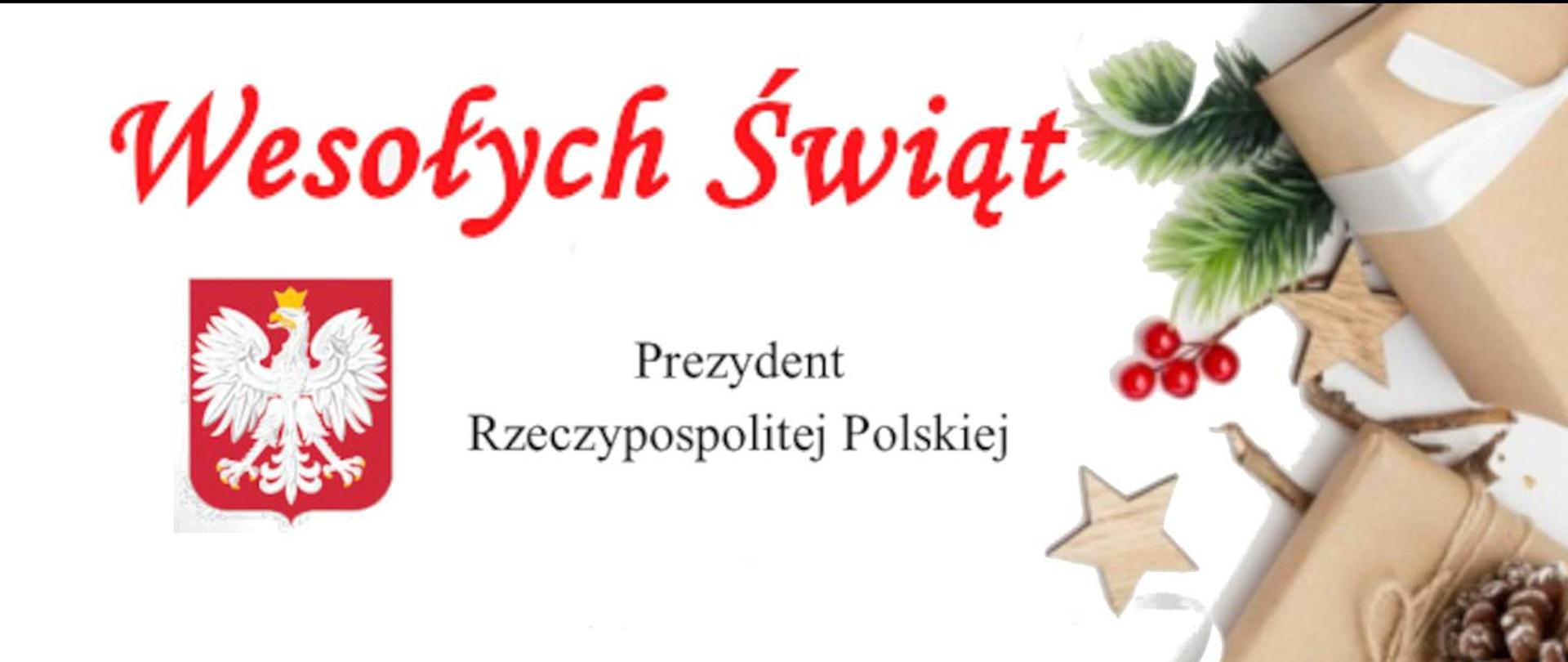 NAPIS WESOŁYCH ŚWIĄT