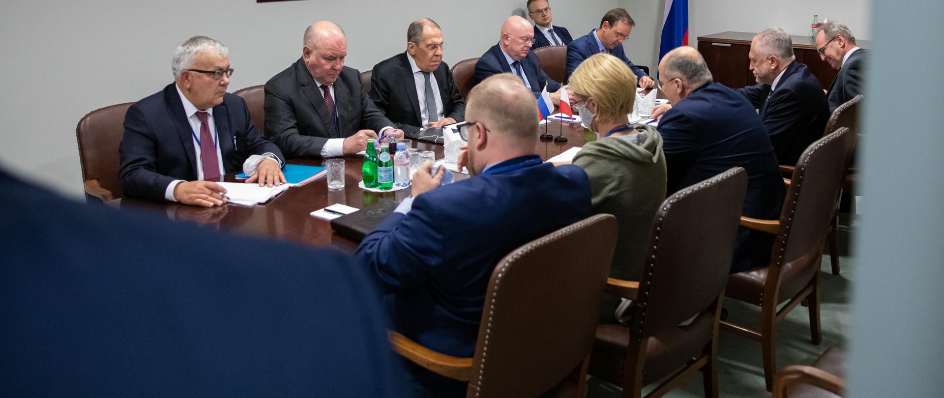 Spotkanie dwustronne ministra spraw zagranicznych Rzeczpospolitej Polskiej Zbigniewa Raua i ministra spraw zagranicznych Federacji Rosyjskiej Siergieja Ławrowa