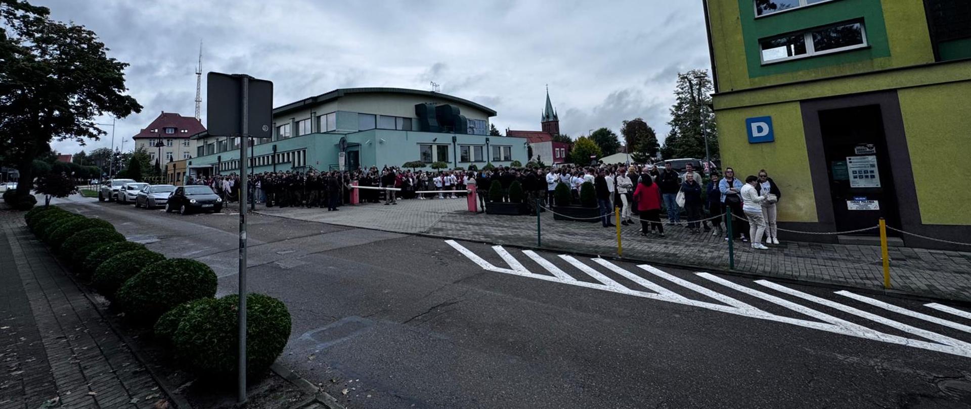 Próbne ewakuacje w szkołach na terenie powiatu kościerskiego