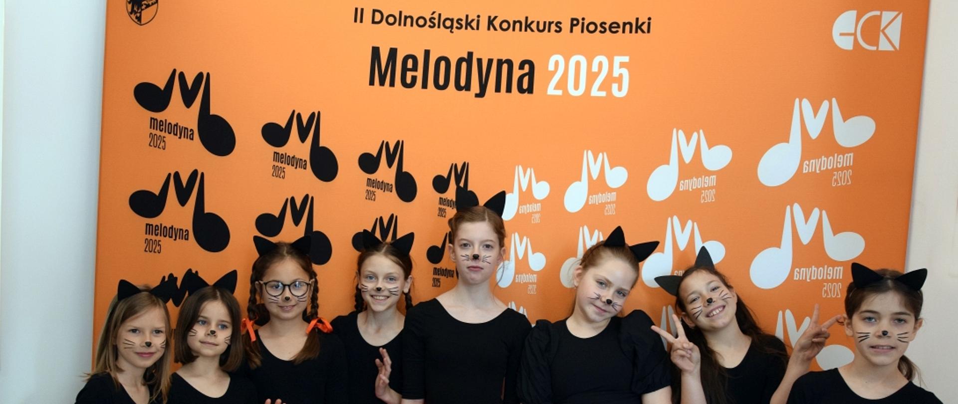Zespół Wokalny "Bemolki" podczas Dolnośląskiego Konkursu Piosenki MELODYNA 2025