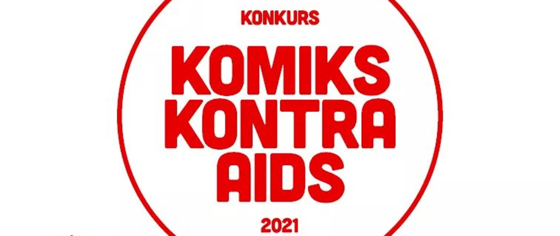 Logo KONKURS „KOMIKS KONTRA AIDS 2021