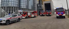 Pożar suszarni zboża w Gołańczy – działania strażaków