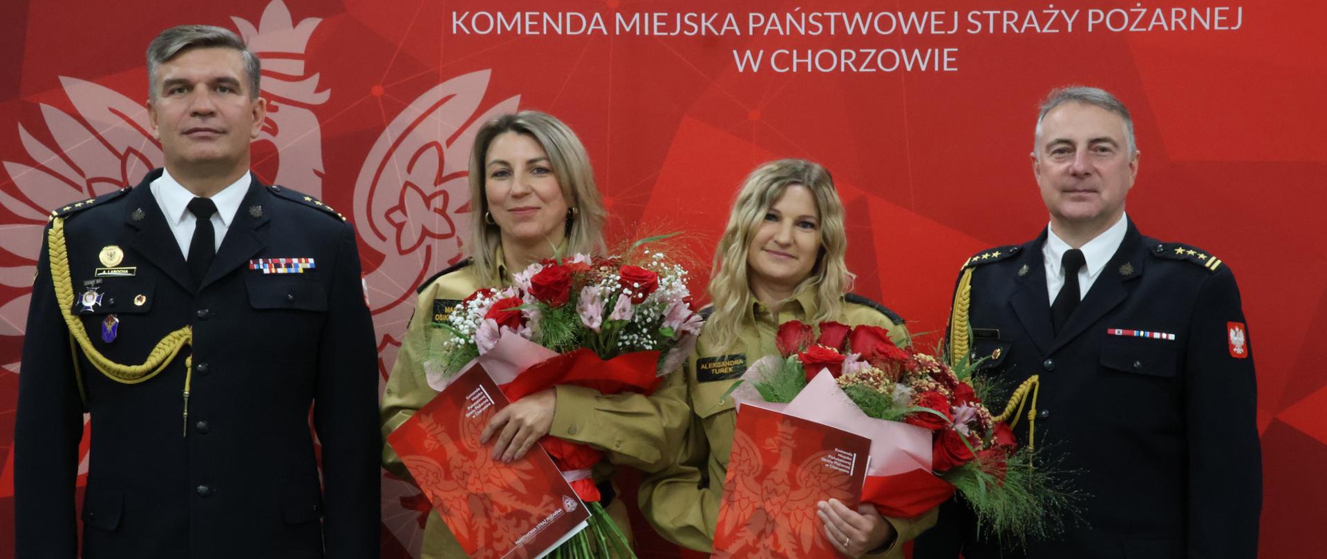 Uroczyste ślubowanie nowoprzyjętych strażaków w KM PSP w Chorzowie