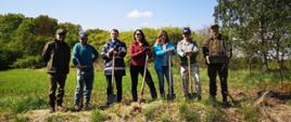 Akcja sadzenia drzew z udziałem pracowników ZZ w Nysie.