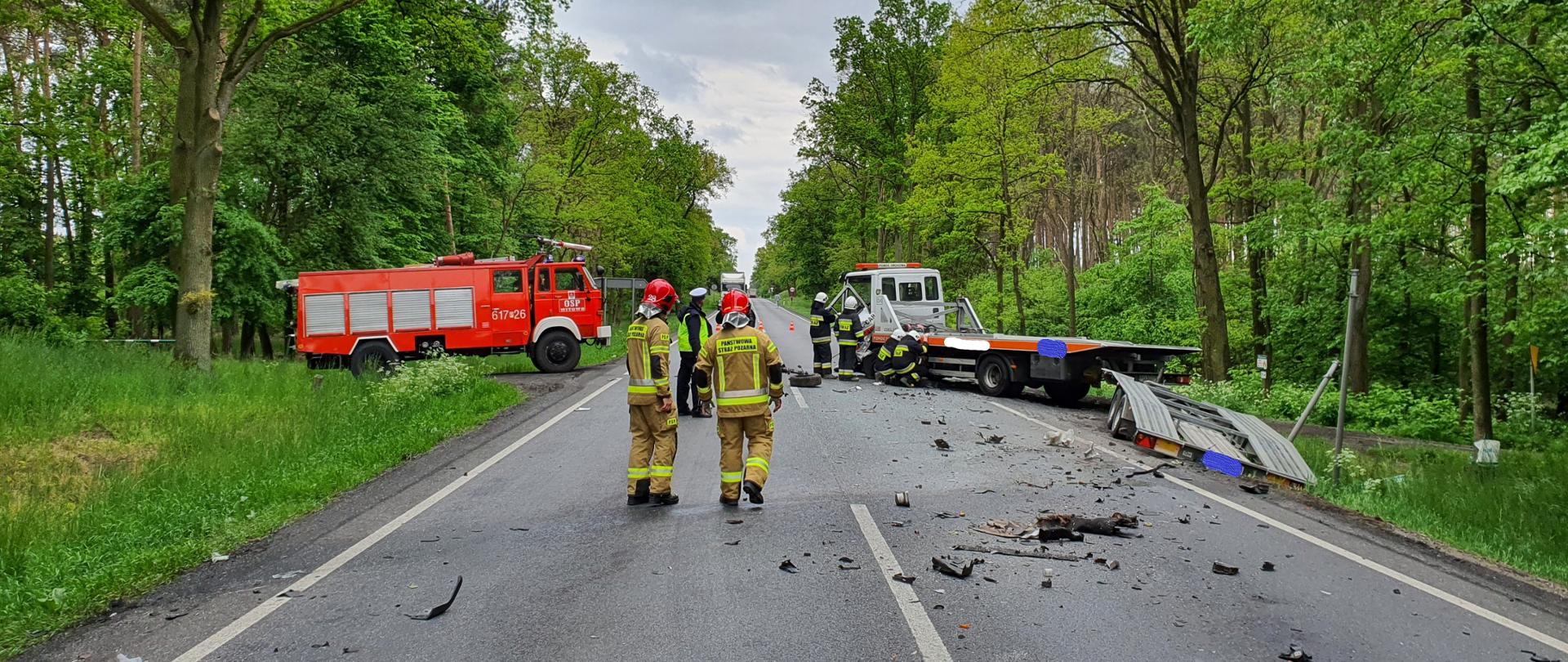 KIEROWCA ZGINĄŁ NA MIEJSCU