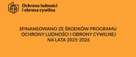 Program Ochrony Ludności i Obrony Cywilnej na lata 2025-2026 