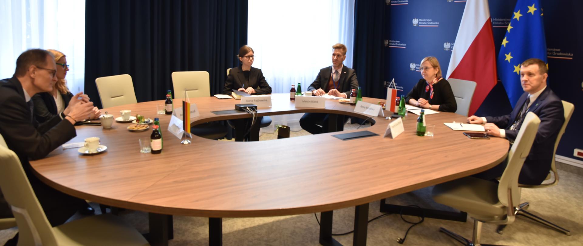 Spotkanie minister Anny Moskwy z Ambasadorem Niemiec w RP