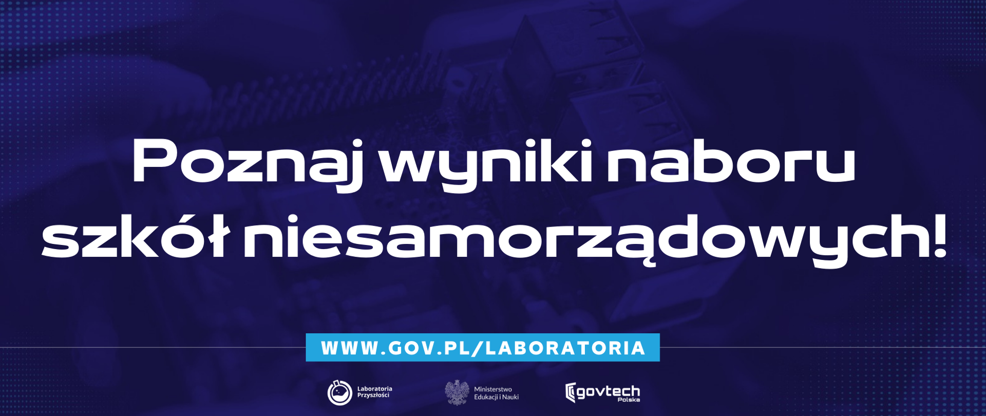 Poznaj wyniki naboru szkół niesamorządowych