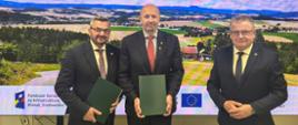 Robert Gajda, Zastępca Prezesa Zarządu NFOŚiGW podczas podpisania umowy