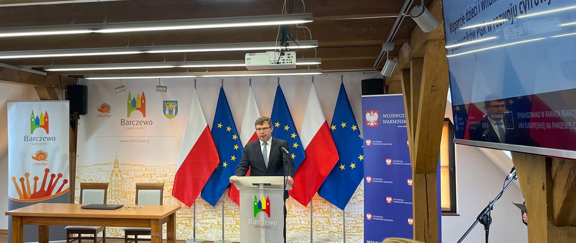 Wojewoda Warmińsko-Mazurski Artur Chojecki
