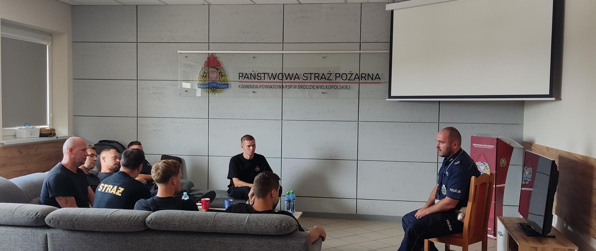 Szkolenie funkcjonariuszy JRG z Policją 