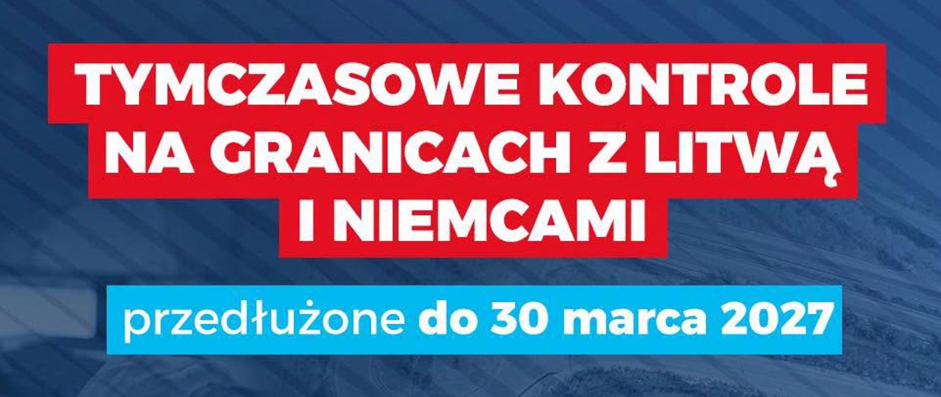 Przedłużenie kontroli na granicy z Niemcami