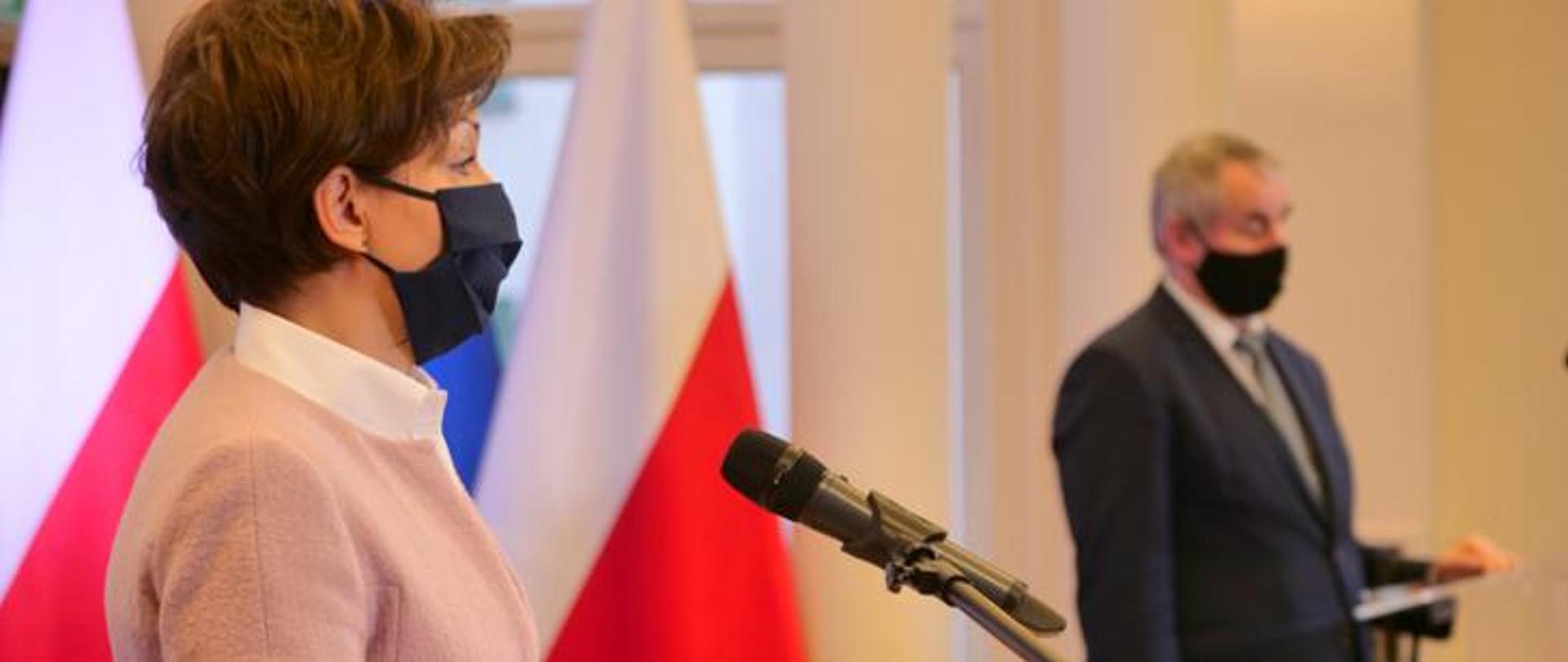 Minister Maląg i wiceminister Wdówik