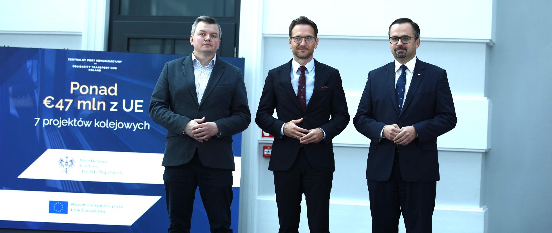 Projekty kolejowe Centralnego Portu Komunikacyjnego z dofinansowaniem UE