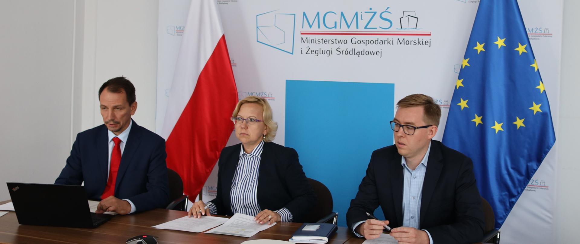 zdjęcie z wideokonferencji