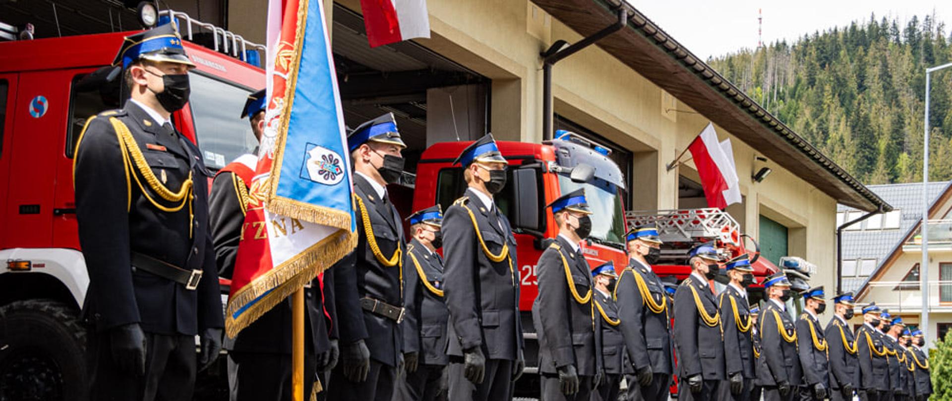 Powiatowe Obchody Dnia Strażaka 2021 w Komendzie Powiatowej PSP w Zakopanem