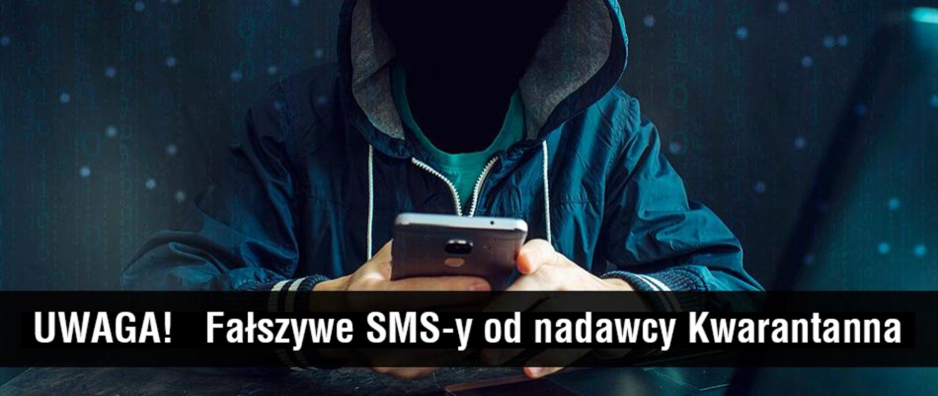 Fałszywe SMS-y od nadawcy Kwarantanna