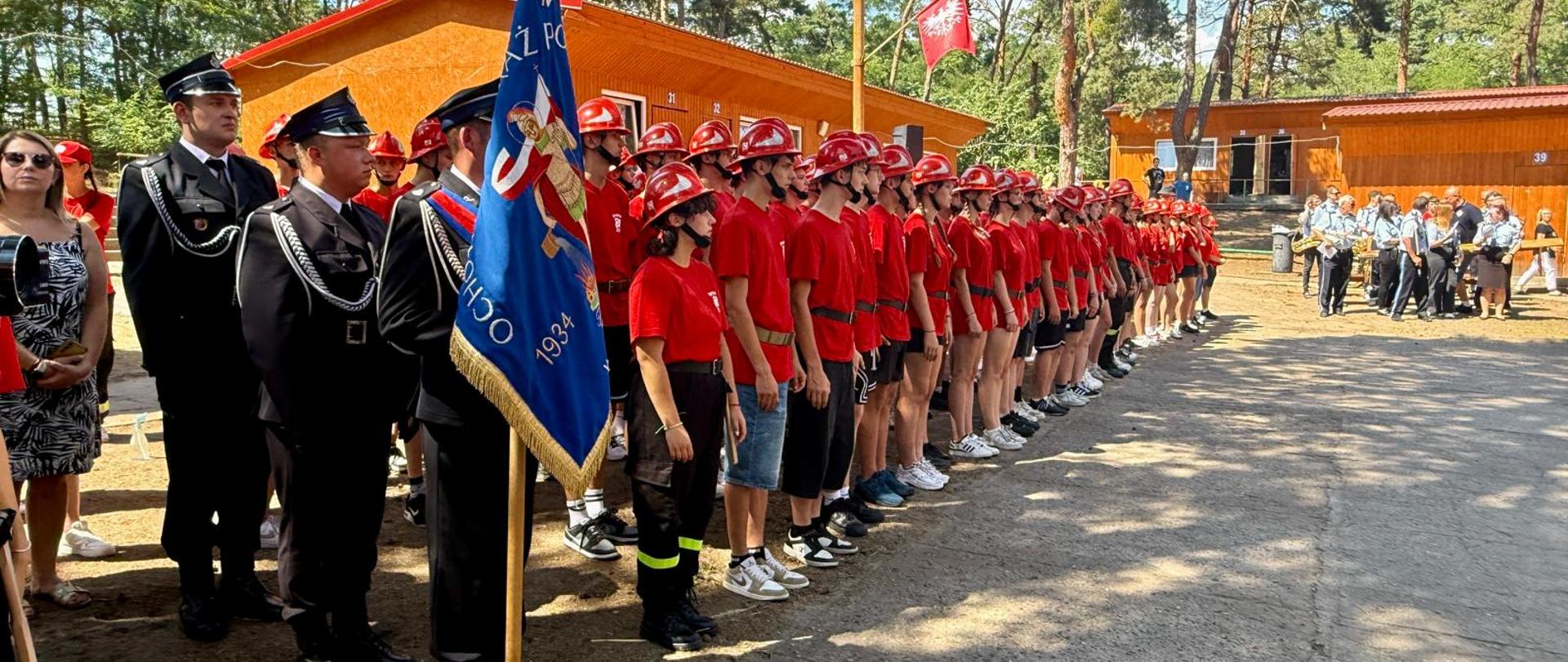 XIX Międzypowiatowy Obóz Młodzieżowych Drużyn Pożarniczych w Brennie