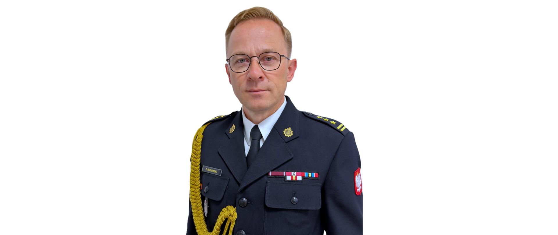 Zastępca Komendanta Powiatowego PSP w Wąbrzeźnie st.bryg. mgr inż. Piotr Rogowski