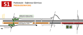 Przeniesiemy ruch z istniejącej DK1 na dwa odcinki nowo wybudowanej jezdni, o łącznej długości ponad 3 km.