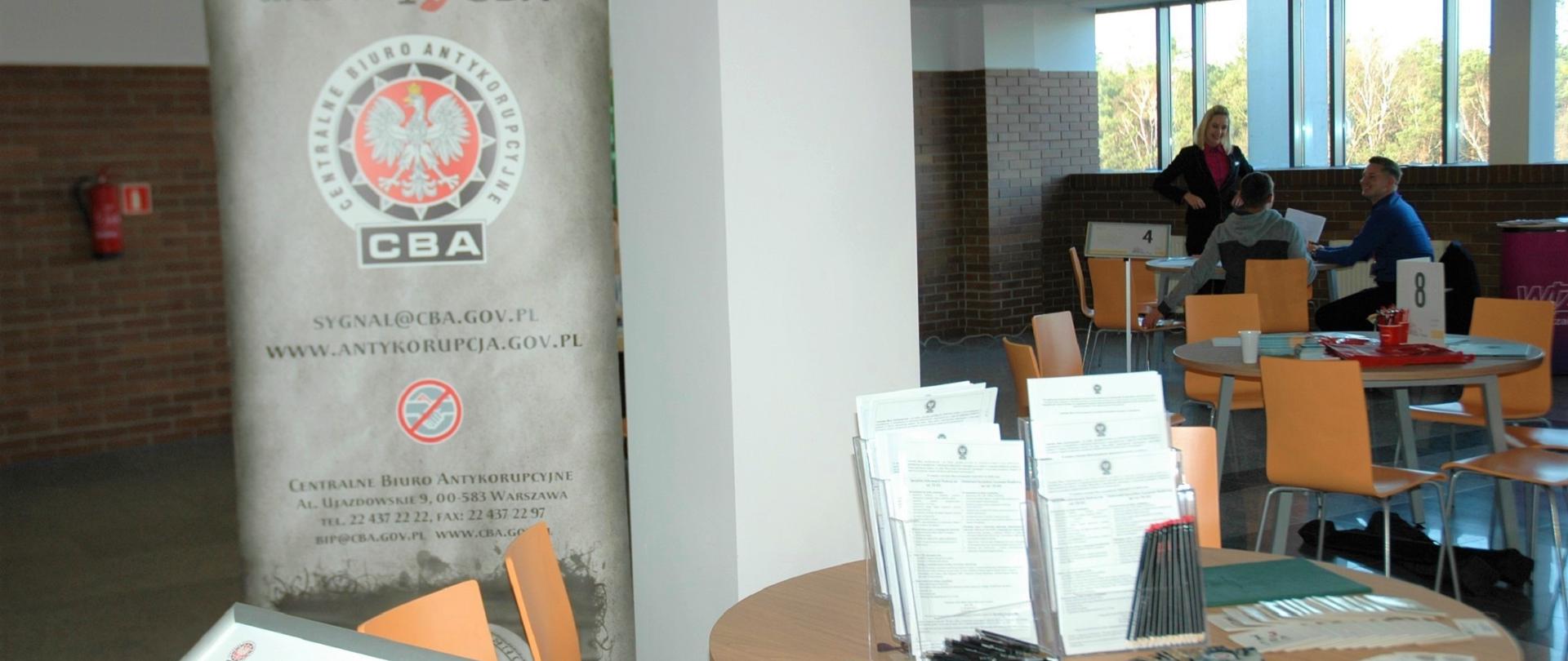 Centralne Biuro Antykorupcyjne stoisko wystawowe