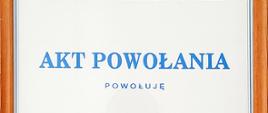 Akt powołania JRG Brzesko