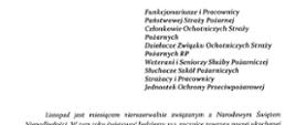 Zdjęcie przedstawia list