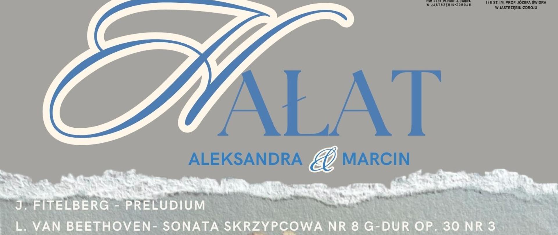 Plakat informacyjny dotyczący koncertu odbywającego się w dniu 18.05.2025 o godz. 18.00.