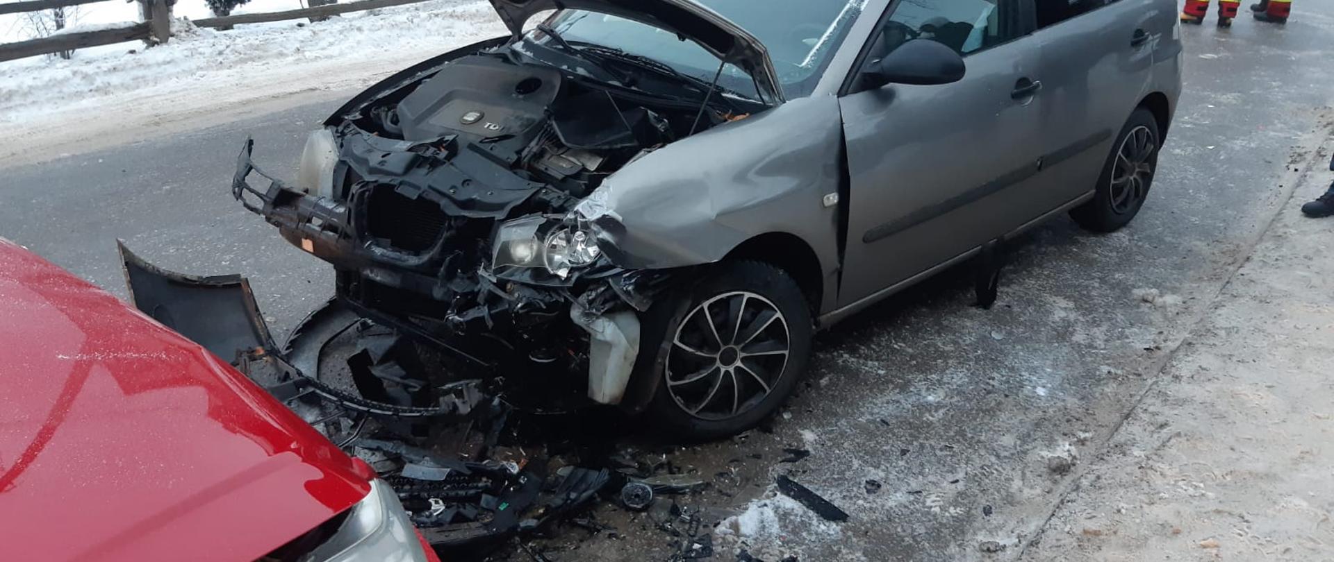 MZ Ząb kolizja dwóch osobowych