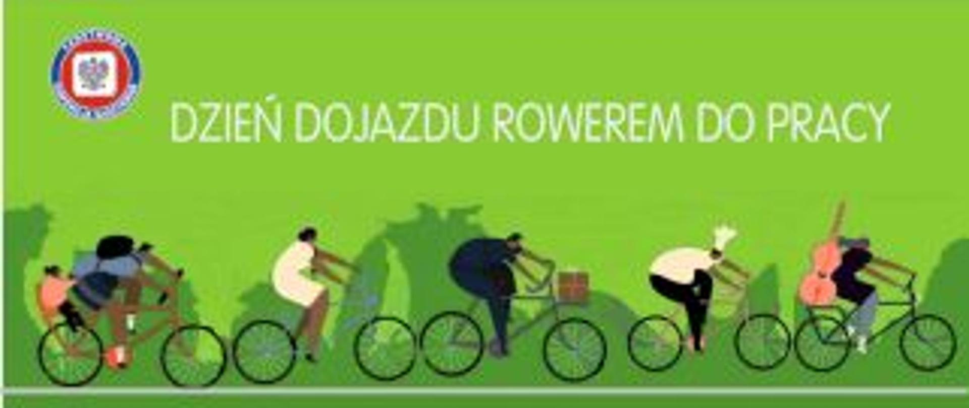 baner informujący o obchodach Dnia Dojazdu Rowerem do Pracy