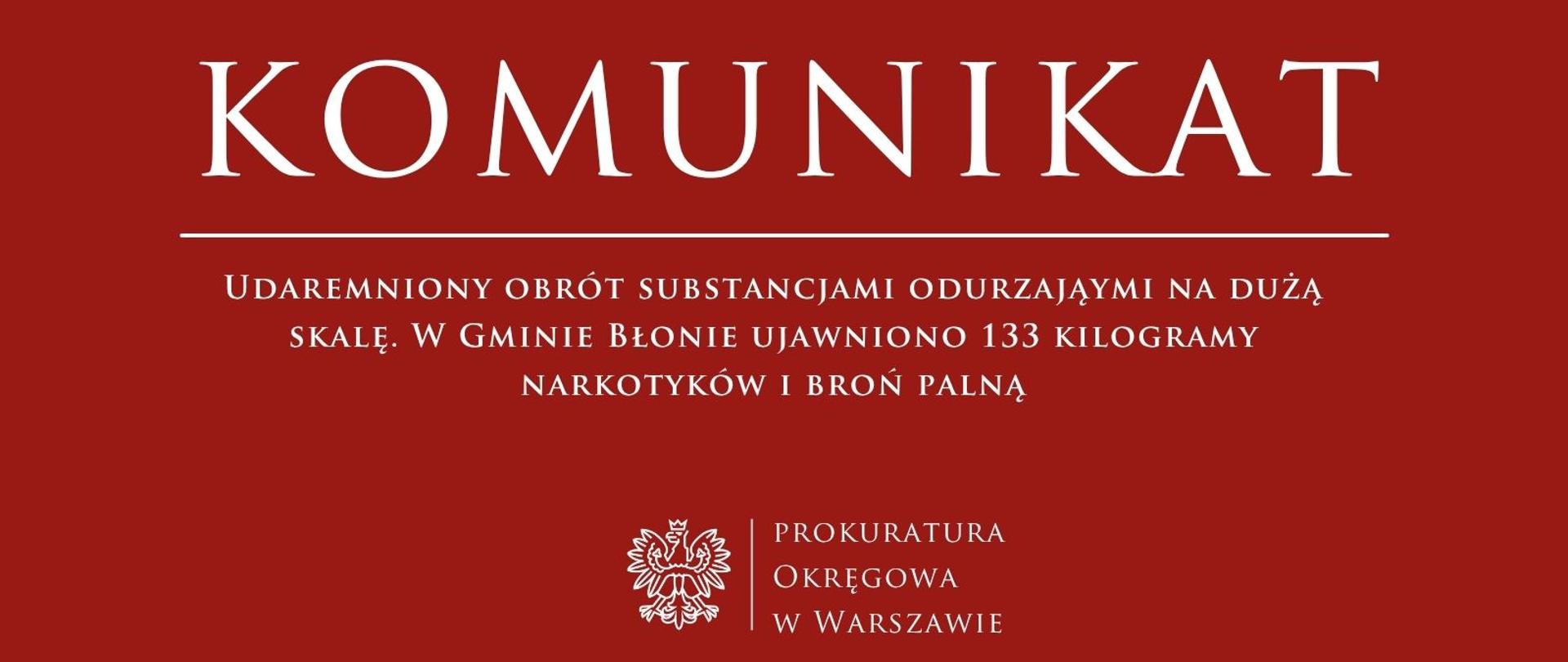 Komunikaty - Gmina Błonie 