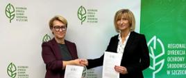 Porozumienie o współpracy RDOŚ Szczecin Wydział Nauk Ścisłych i Przyrodniczych Uniwersytetu Szczecińskiego zacieśniły współpracę