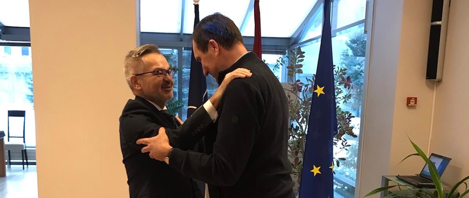 Pożegnanie Ambasadora Republiki Łotewskiej