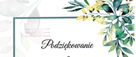 podziękowanie Zespół Szkolno-Przedszkolny w Owińskach 1b