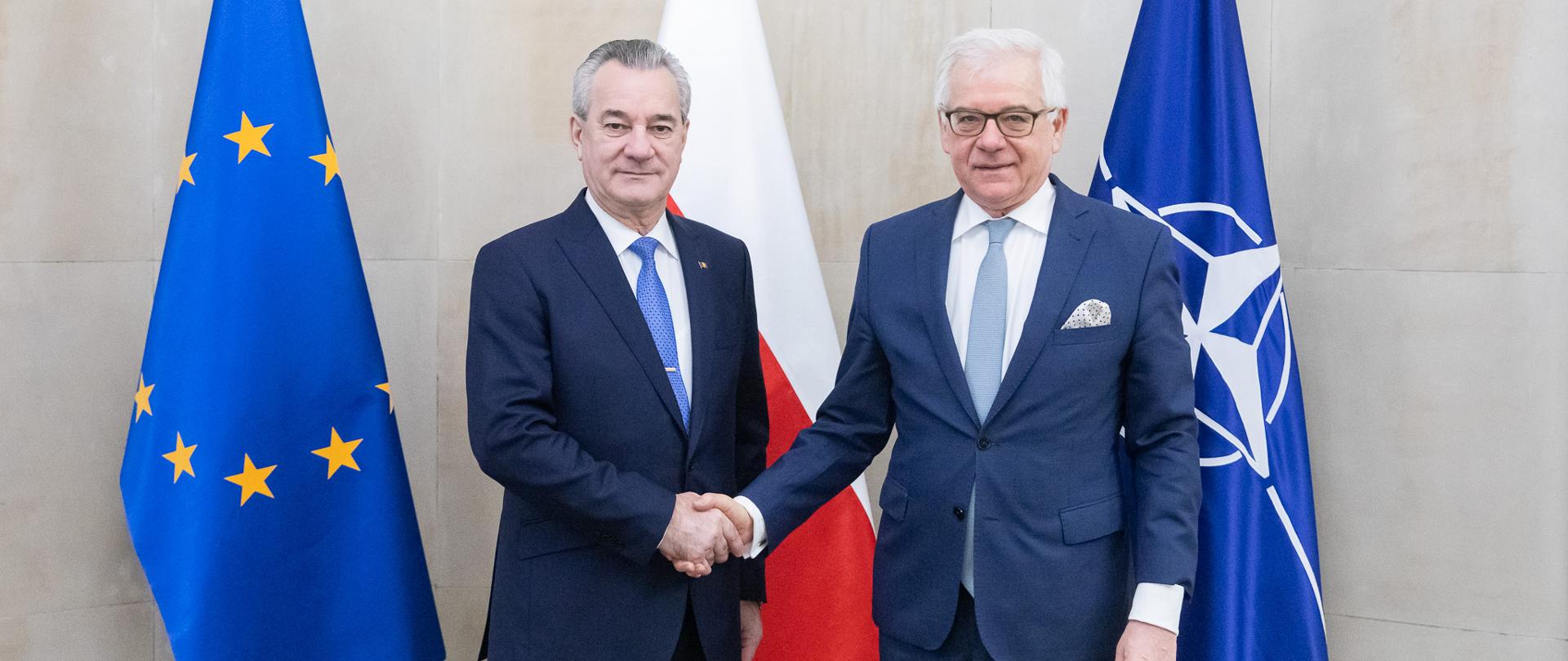 Consultations of Minister Jacek Czaputowicz with the National Security Advisor to the President of Romania