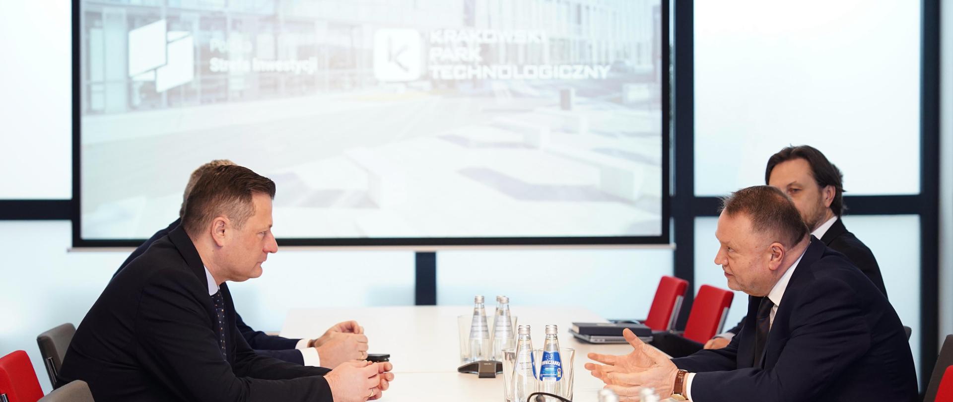 Minister Krzysztof Paszyk w Krakowskim Parku Technologicznym