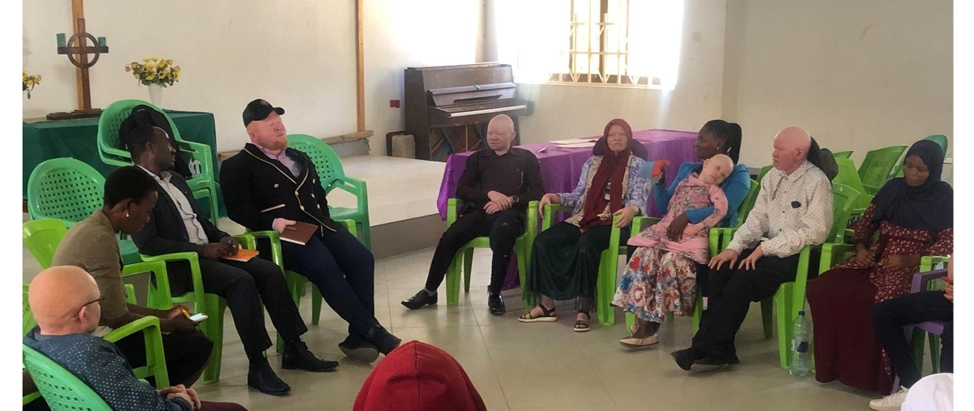 Wsparcie dla przedsiębiorczości osób dotkniętych albinizmem.