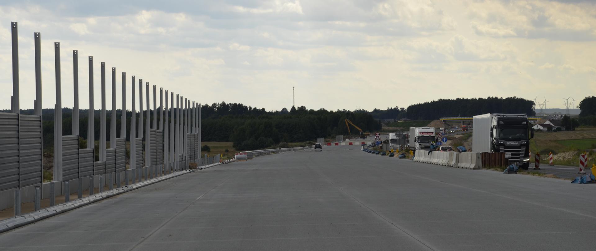 A1 odc. B nowa jezdnia betonowa