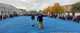 Próbna ewakuacja w PSP im. KEN w Białobrzegach