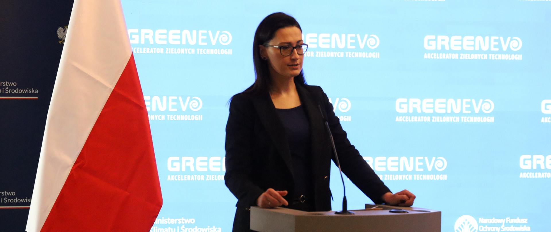Wiceminister Małgorzata Golińska na inauguracji 10 edycji programu GreenEvo