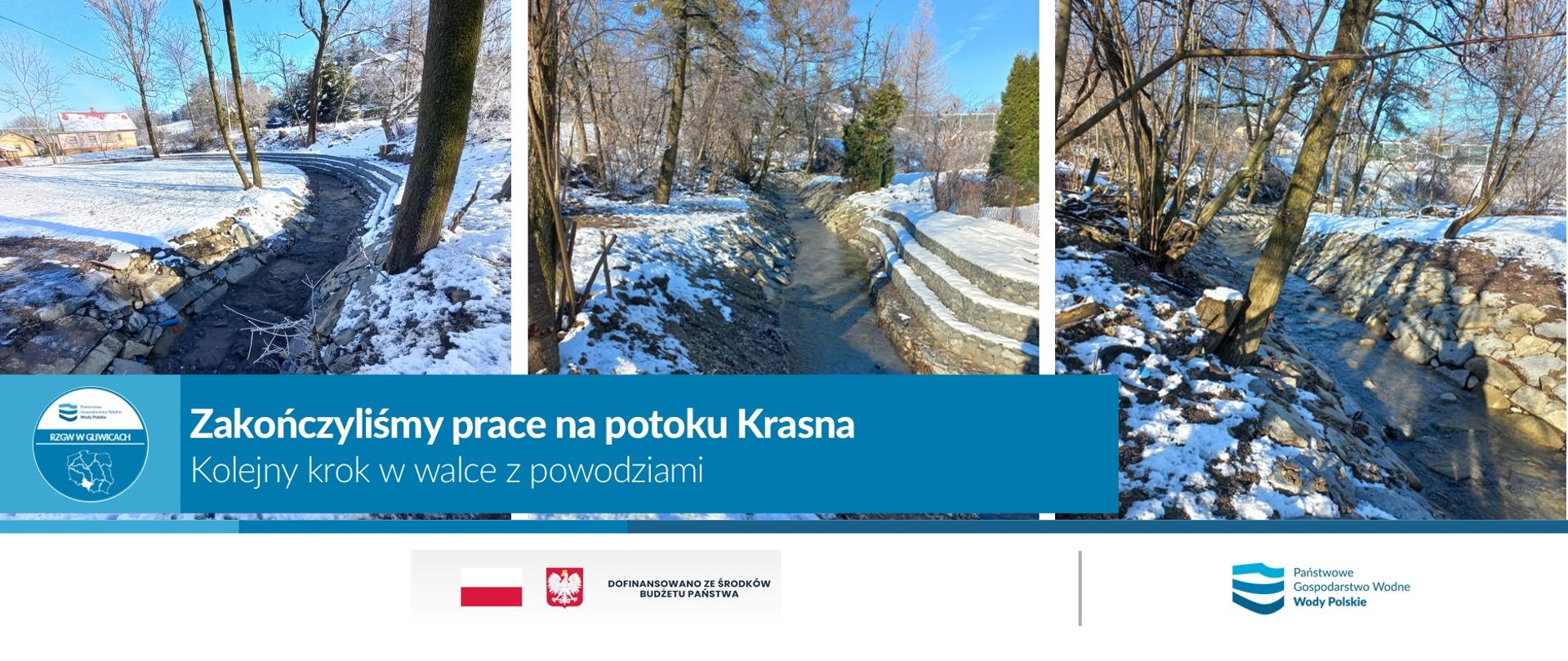 Zakończyliśmy prace na potoku Krasna