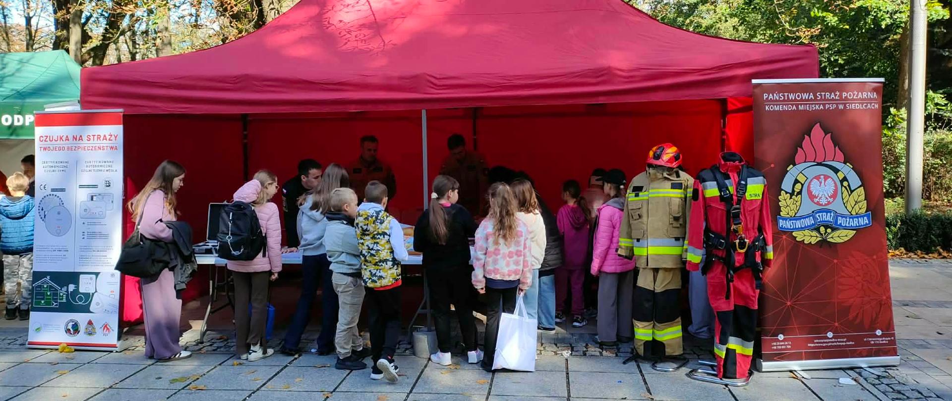 Stoisko Komendy Miejskiej PSP na EkoPikniku