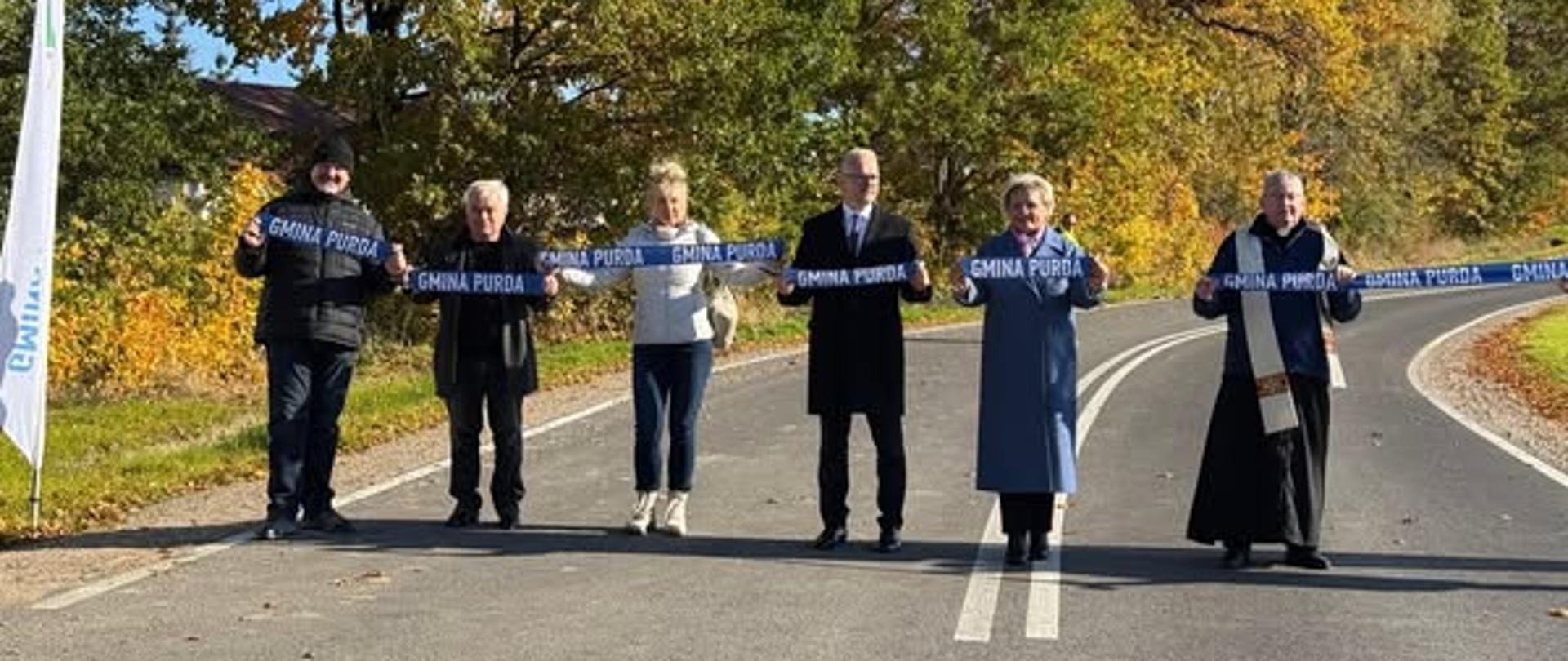 Otwarcie drogi w Gminie Purda