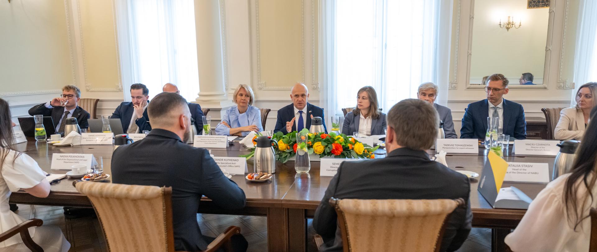 Niezależność biegłych i ekspertyzy sądowe tematem spotkania wiceministra Dariusza Mazura z kierownictwem NABU i SAPO