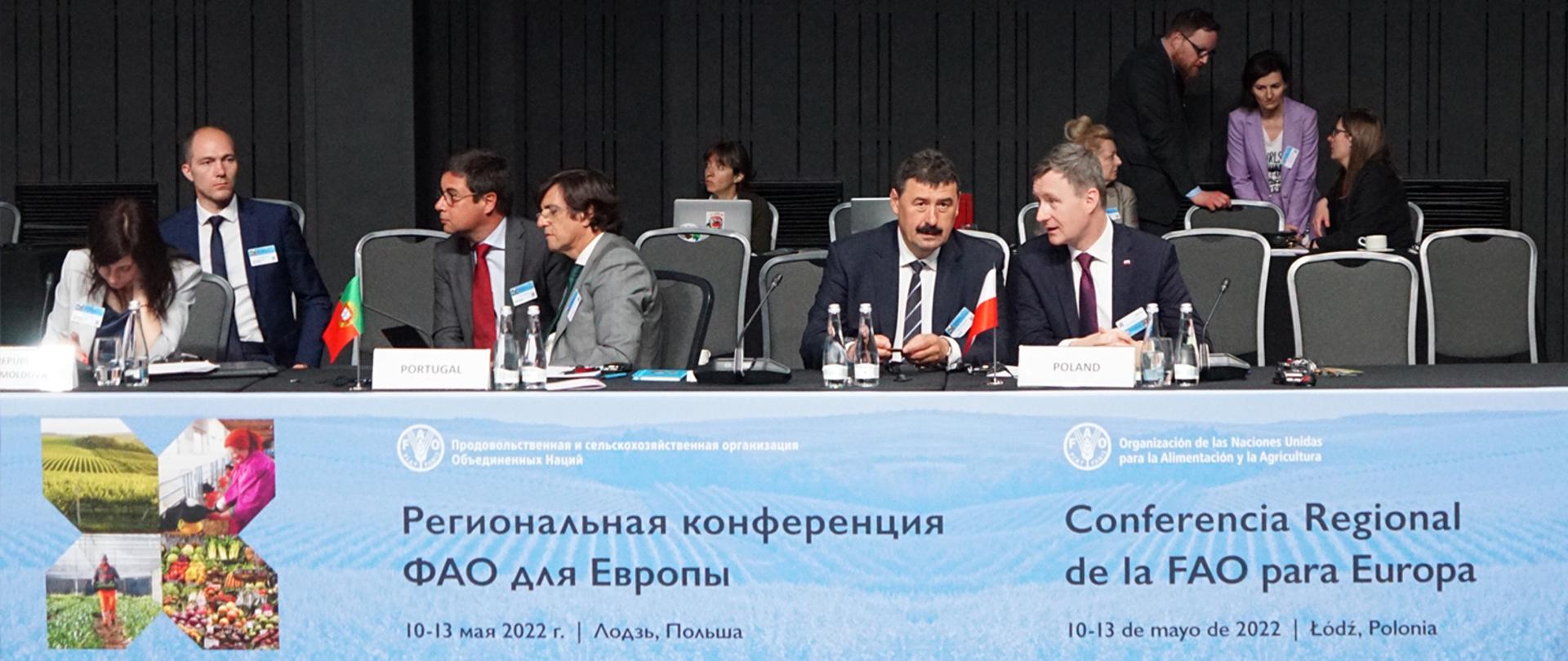 Sekretarz stanu Ryszard Bartosik podczas 33. Sesji Konferencji Regionalnej FAO dla Europy
